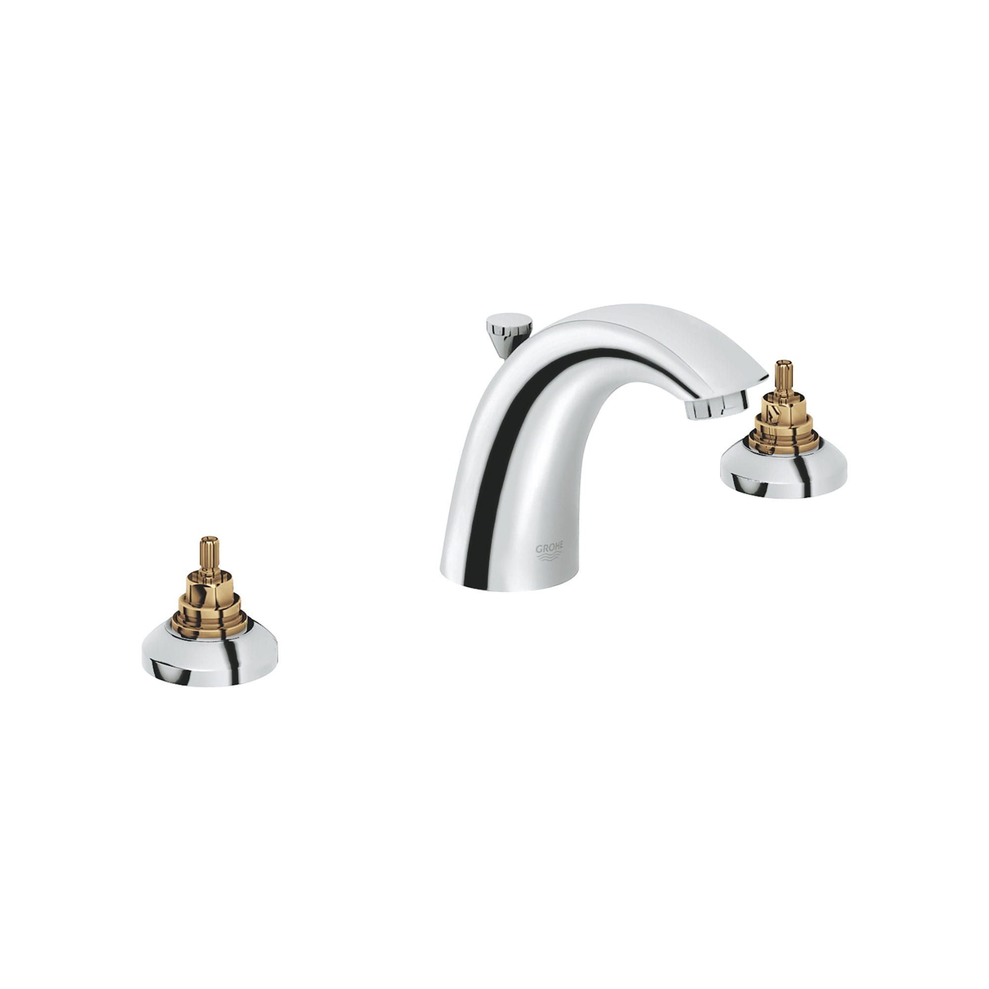 Lavatory 8 in Widespread 2 Handle Bathroom Faucet   12 GPM GROHE CHROME